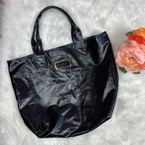 Seafolly Australia Black Textured Tote Bag